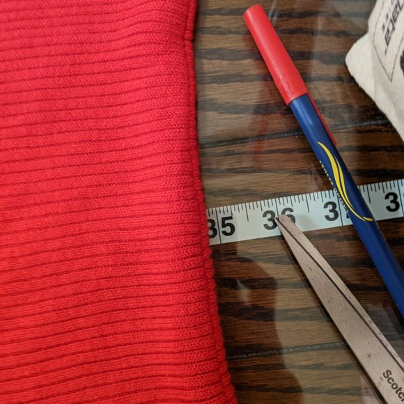 Red Infinity Scarf - Picture 3 of 4